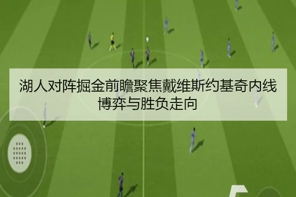 湖人对阵掘金前瞻聚焦戴维斯约基奇内线博弈与胜负走向